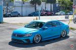 Volkswagen Passat in Blue on Vossen Wheels (LC-109T) 2017 года